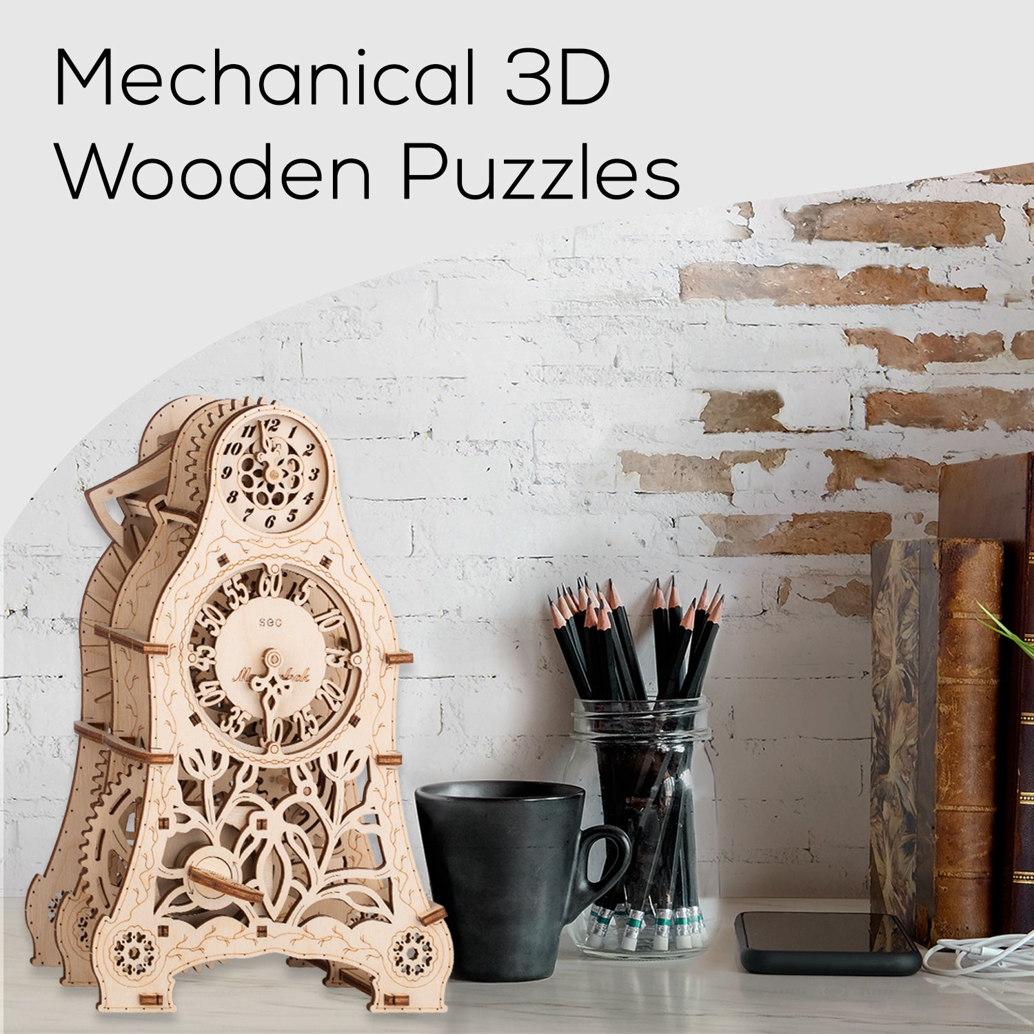 Mechanical 3D Wooden Puzzles